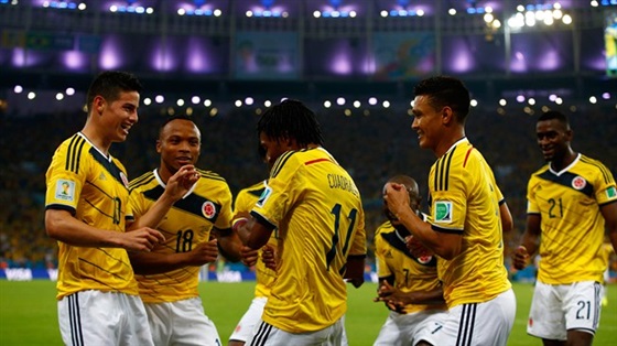 ملخص مباراة كولومبيا وأوروجواي في كأس العالم 2014 دور الـ 16