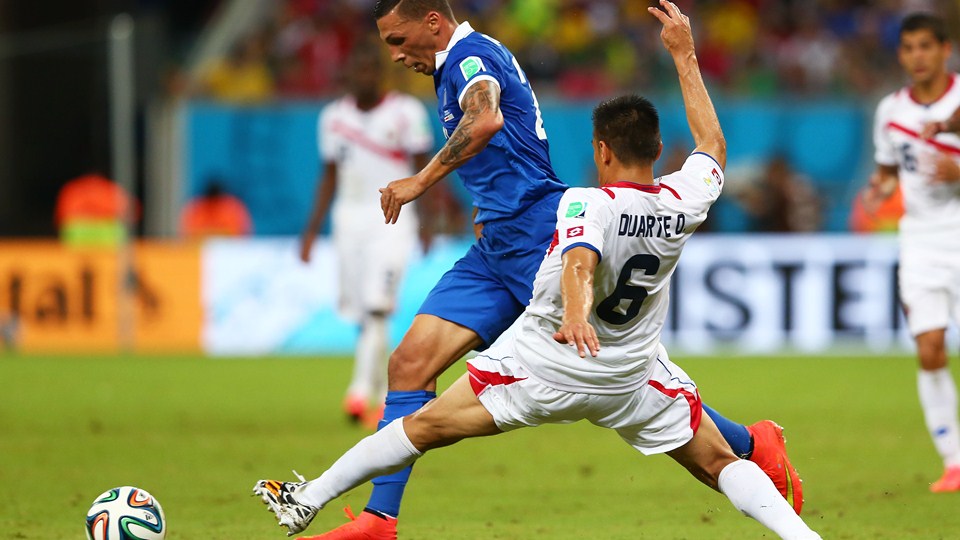 صور مباراة كوستاريكا واليونان في كأس العالم اليوم 29-6-2014