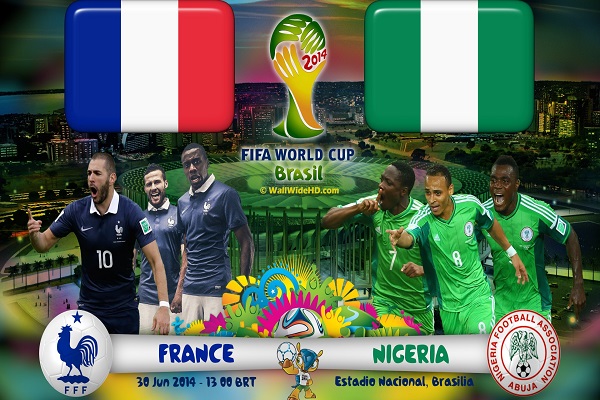توقيت وموعد مباراة فرنسا ونيجيريا اليوم الاثنين 30-6-2014 , كاس العالم دور 16