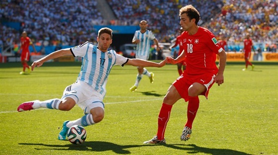 نتيجة وأهداف مباراة الارجنتين وسويسرا في كأس العالم اليوم 1-7-2014