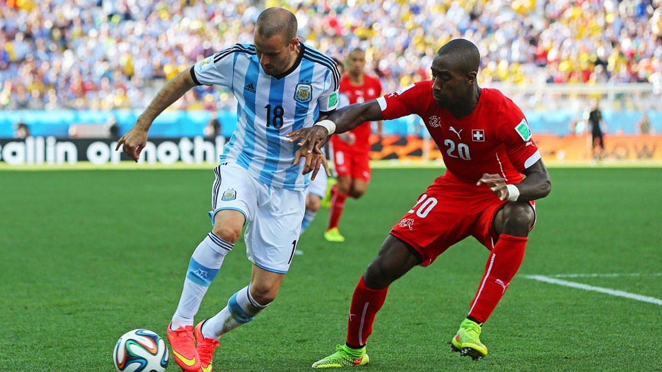 صور مباراة الارجنتين وسويسرا في كأس العالم اليوم 1-7-2014