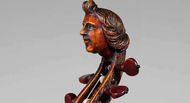 صور آلة الكمان على شكل رأس بشري