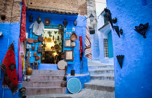 صور مدينة شفشاون المغربية ، صور المدينة الزرقاء في المغرب