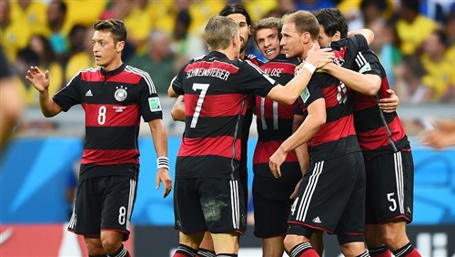 ألمانيا أول منتخب يسجل 5 أهداف في نصف نهائي كأس العالم 2014