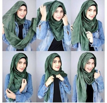 بالصور 12 طريقة جديدة لربط الحجاب 2015 ، بعض الطرق والخطوات للفات الطرح الأنيقة 2015