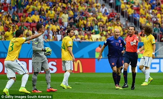 نتيجة وأهداف مباراة البرازيل وهولندا اليوم 12/7/2014 في كأس العالم