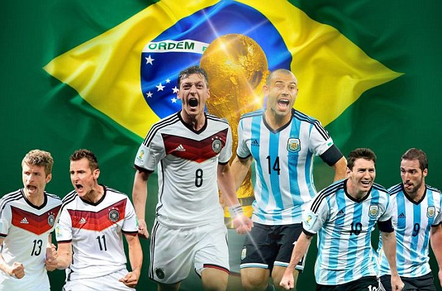 موعد مباراة ألمانيا والأرجنتين اليوم الأحد 13-7-2014 والقنوات الناقلة
