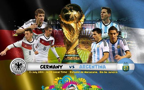 مجانا القنوات التي تذيع مباراة الارجنتين و المانيا في نهائي كاس العالم اليوم الاحد 13-7-2014