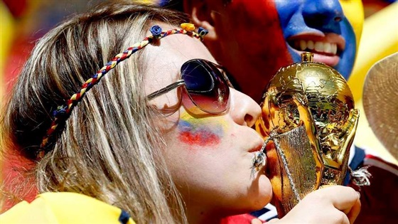ألبوم صور جميلات مونديال كأس العالم 2014 ، صور أجمل مشجعات كأس العالم 2014  ، مشجعات كأس العالم 2014