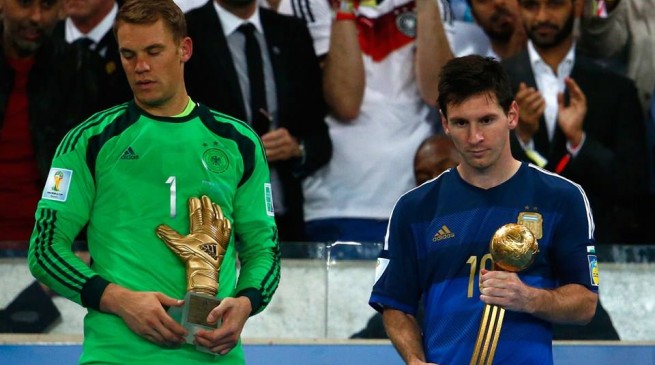 نوير أفضل حارس و ميسي أفضل لاعب في مونديال كأس العالم 2014