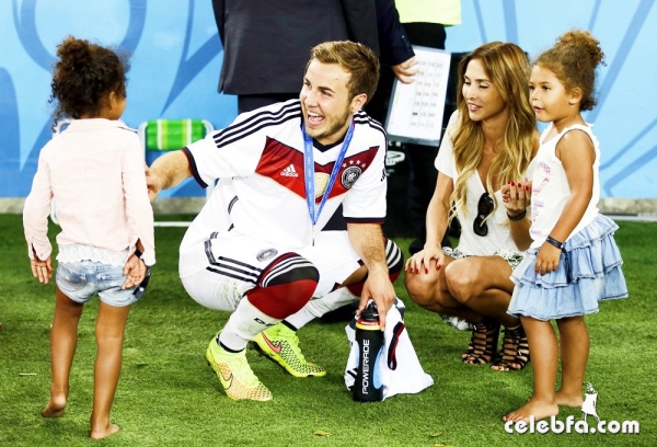 صور صديقات وزوجات لاعبي ألمانيا في نهائي كأس العالم 2014