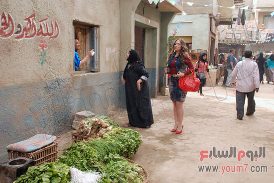 صور مى عزالدين وكندة علوش في مسلسل دلع بنات رمضان 2014