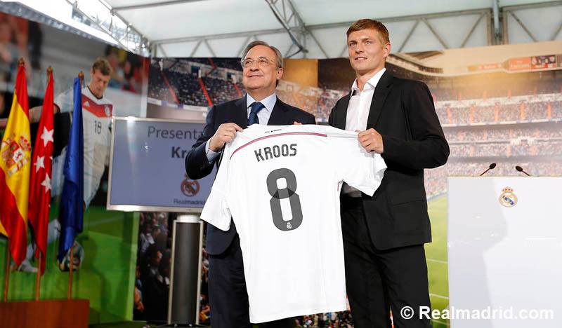 صور توني كروس لاعب ريال مدريد 2015 Toni Kroos ، صور تقديم توني كروس لجماهير ريال مدريد 2015