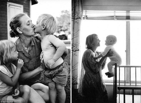 بالصور أجمل لحظات الأمومة في العالم صورت قبل 50 سنة