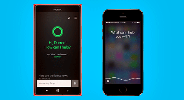 بالفيديو مقارنة بين كورتانا بالسيرى من مايكروسوفت 2014 Siri vs Cortana