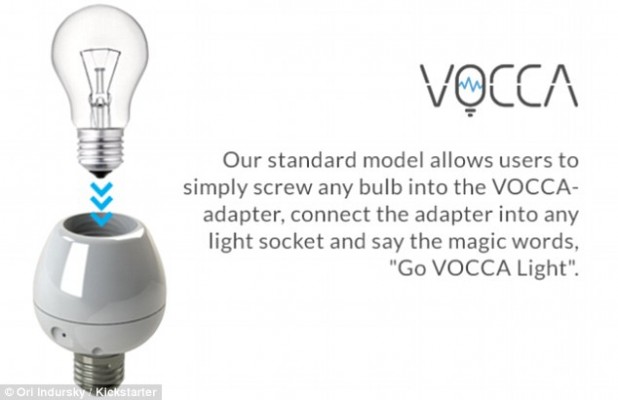 بالصور جهاز vocca لابتكار لمبة ذكية يمكن التحكم فى إطفائها أو تشغيلها