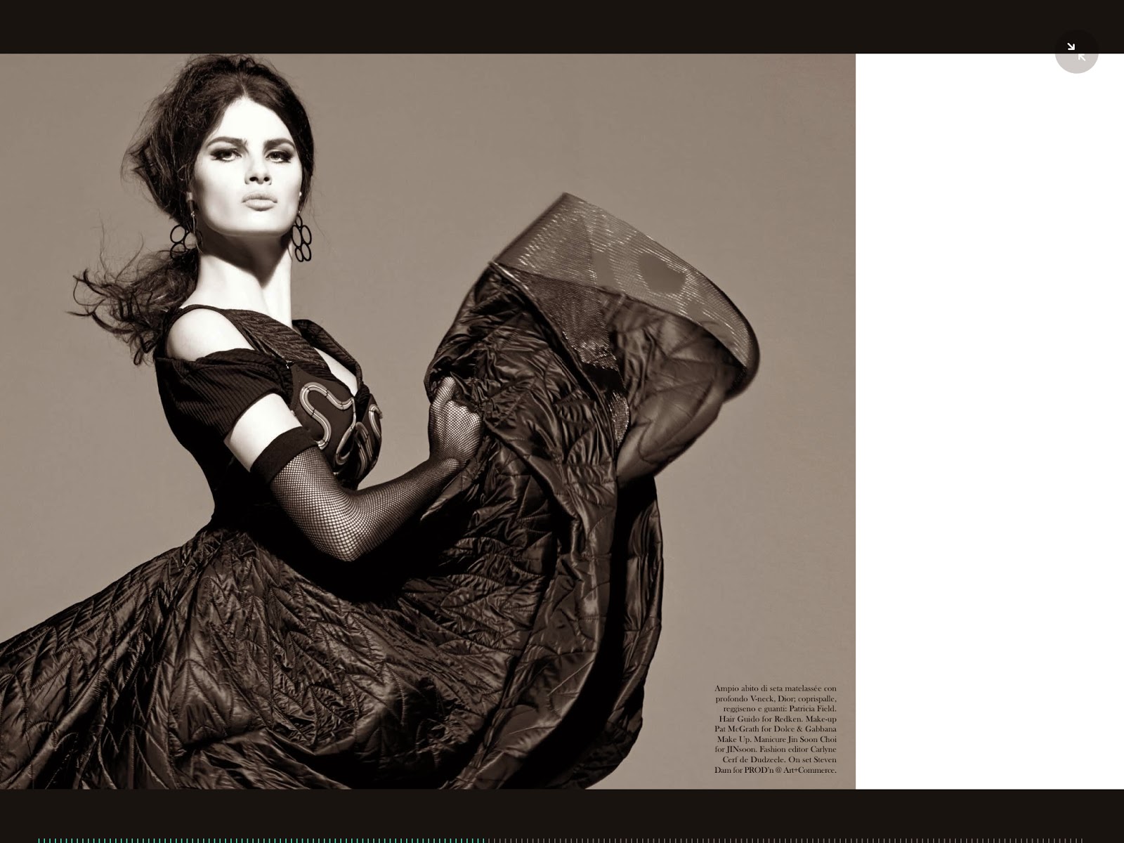 صور إيزابيلي فونتانا على غلاف مجلة فوغ الإيطالية أغسطس 2014