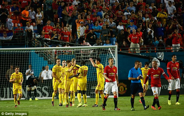 ملخص ونتيجة مباراة مانشستر يونايتد وليفربول في بطولة  الكأس الدولية للأبطال 2014