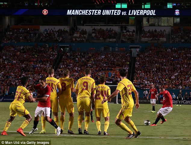 صور مباراة مانشستر يونايتد وليفربول في بطولة الكأس الدولية للأبطال 2014
