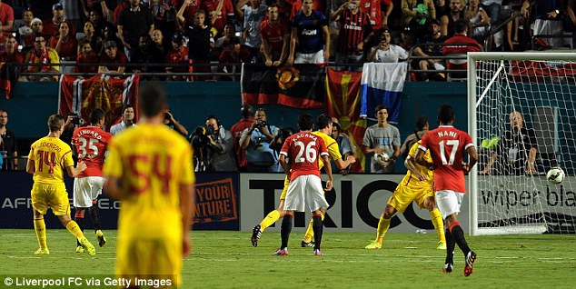صور مباراة مانشستر يونايتد وليفربول في بطولة الكأس الدولية للأبطال 2014