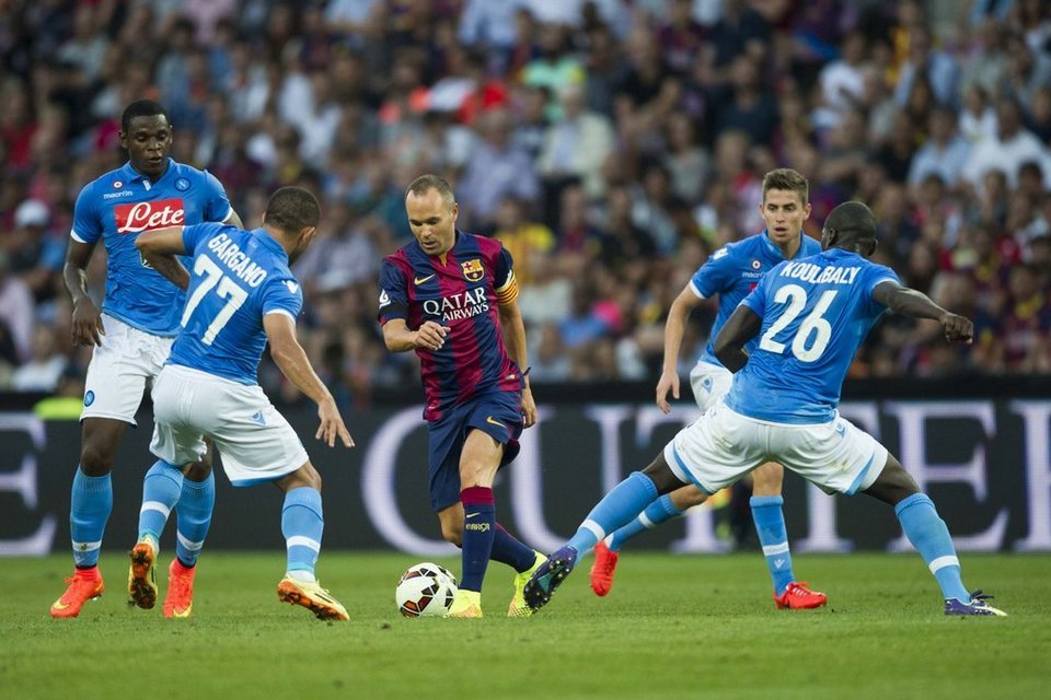 صور مباراة برشلونة و نابولي الودية اليوم الاربعاء 6/8/2014
