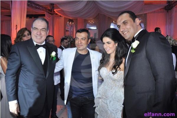 صور نجوم الفن والغناء في حفل زفاف هنادي ابنة فيفي عبده 2014