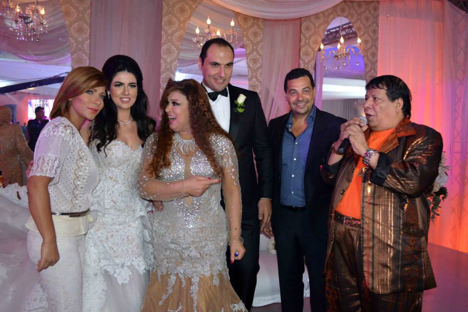 صور أصالة نصري في حفل زفاف هنادي ابنة فيفي عبده 2014
