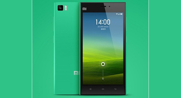 نسخة جديدة من هاتف Xiaomi Mi 3 باللون الاخضر