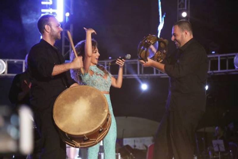 صور حفلة ميريام فارس في مهرجان السعدية بالمغرب 2014