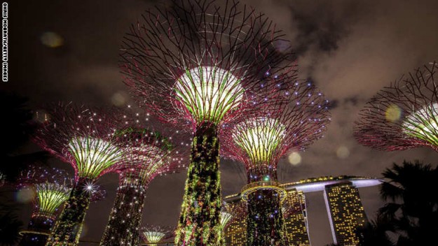 شاهد صور حديقة المستقبل في سنغافورة ستذهلك وتخطف انظارك