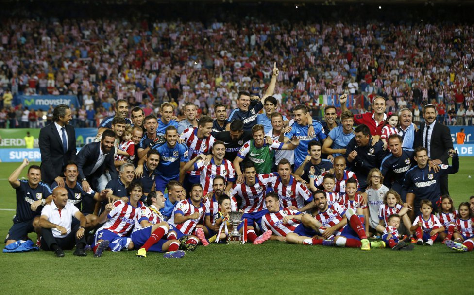 صور تتويج أتلتيكو مدريد بلقب السوبر الإسباني اليوم الجمعة 22-8-2014