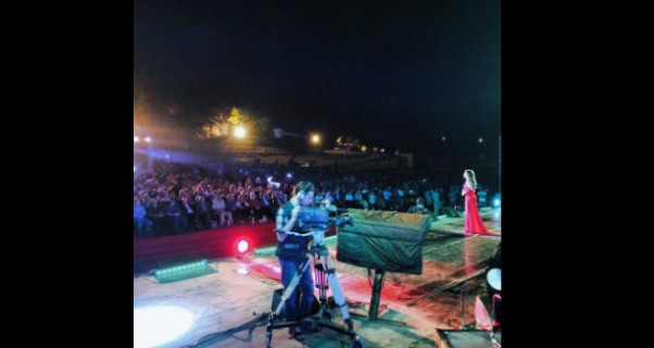 صور حفلة نجوى كرم في مهرجان جميلة 2014 بالجزائر