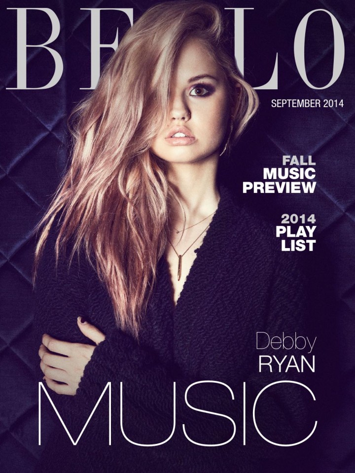 صور ديبي رايان على غلاف مجلة بيلو سبتمبر 2014