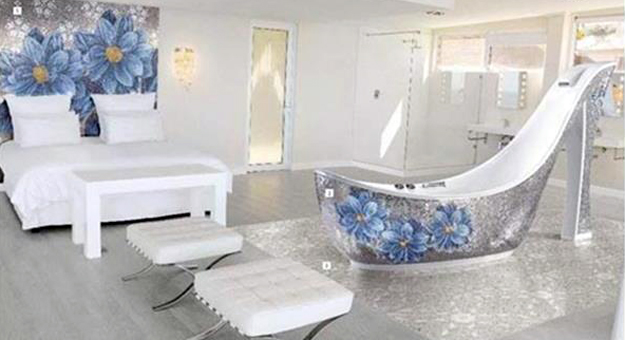 صور أودري أغلى حوض استحمام في العالم