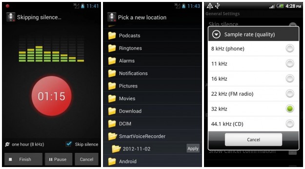 تحميل أفضل 5 تطبيقات للتسجيل على هاتفك الأندرويد 2014