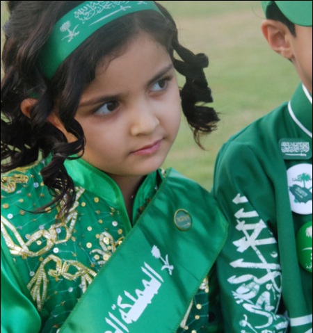 صور بنات السعودية في اليوم الوطني 2014 , صور بنات السعودية في اليوم الوطني 84