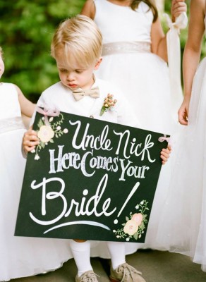 بالصور أجمل 15 طريقة لإعلان وصول العروس 2015