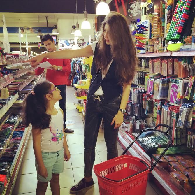 صور الإعلامية ديما صادق مع ابنتها 2015 , صور الإعلامية ديما صادق 2015