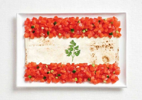 بالصور أعلام 15 دولة مصنوعة من أشهى الأطعمة والمأكولات