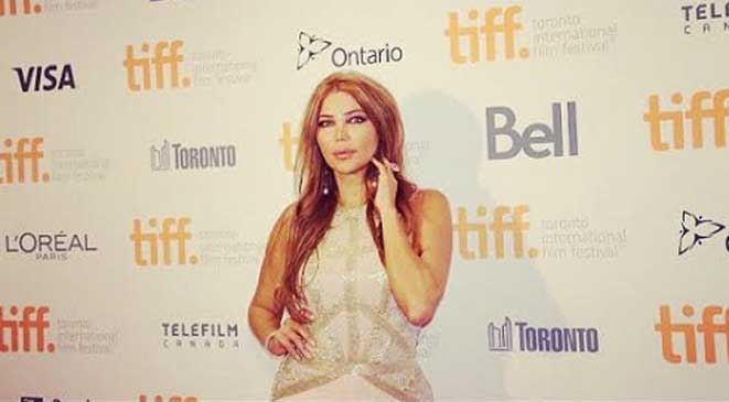 صور مي حريري في مهرجان تورونتو السينمائي في كندا 2014