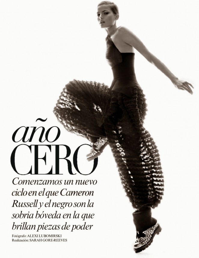 صور كاميرون روسيل على غلاف مجلة فوج المكسيك 2014
