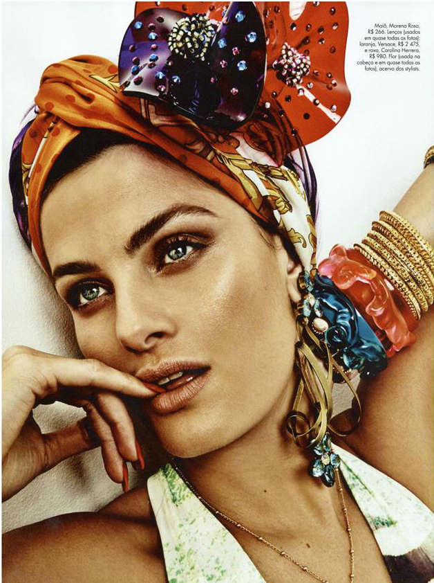 صور إيزابيلي فونتانا على غلاف مجلة elle البرازيل سبتمبر 2014