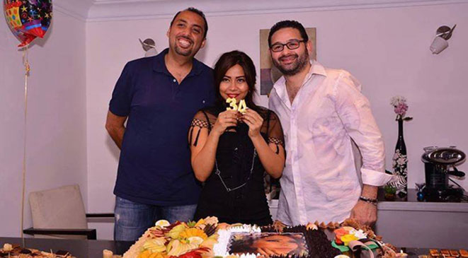 صور شيرين عبد الوهاب وهي تحتفل بعيد ميلادها الـ34