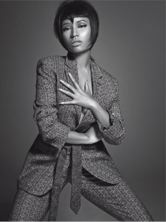 صور نيكي ميناج على مجلة L’Uomo Vogue أكتوبر 2014 , أحدث صور نيكي ميناج 2015