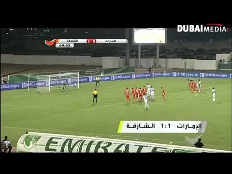 يوتيوب اهداف مباراة الامارات والشارقة اليوم 17-10-2014