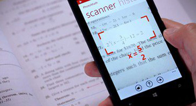 تحميل تطبيق PhotoMath لحل المعادلات الرياضية لأجهزة ايفون 2015
