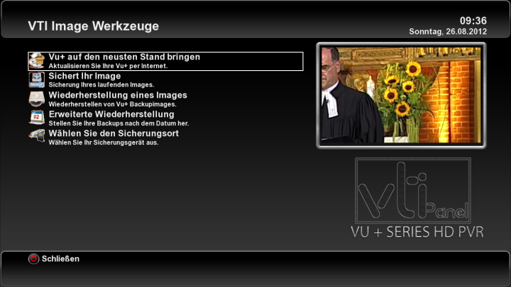 New VTI - v 4.2.0 HBBTV UNO Vu+ Team Image