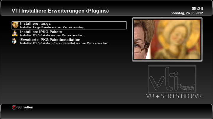 New VTI - v 4.2.0 HBBTV UNO Vu+ Team Image