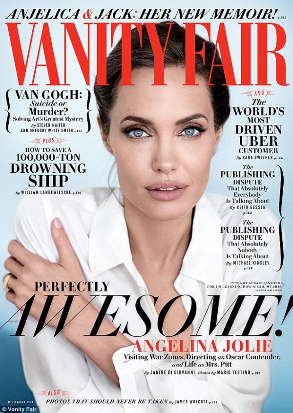 صور أنجلينا جولي على مجلة Vanity Fair كانون الأول/ديسمبر 2014