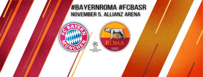 تشكيلة مباراة بايرن ميونيخ و روما اليوم الاربعاء 5-11-2014